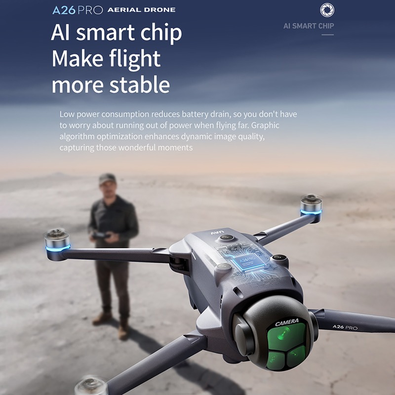 A26 Pro GPS-Drohne mit 4,5-Zol – Drone Gps Mount Bewertung und Preis
