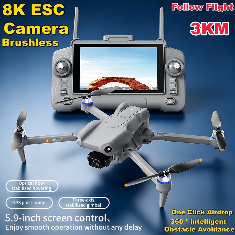5,9-Zoll-Touchscreen 3-Achsen- – Drone Gimbal Bewertung und Preis