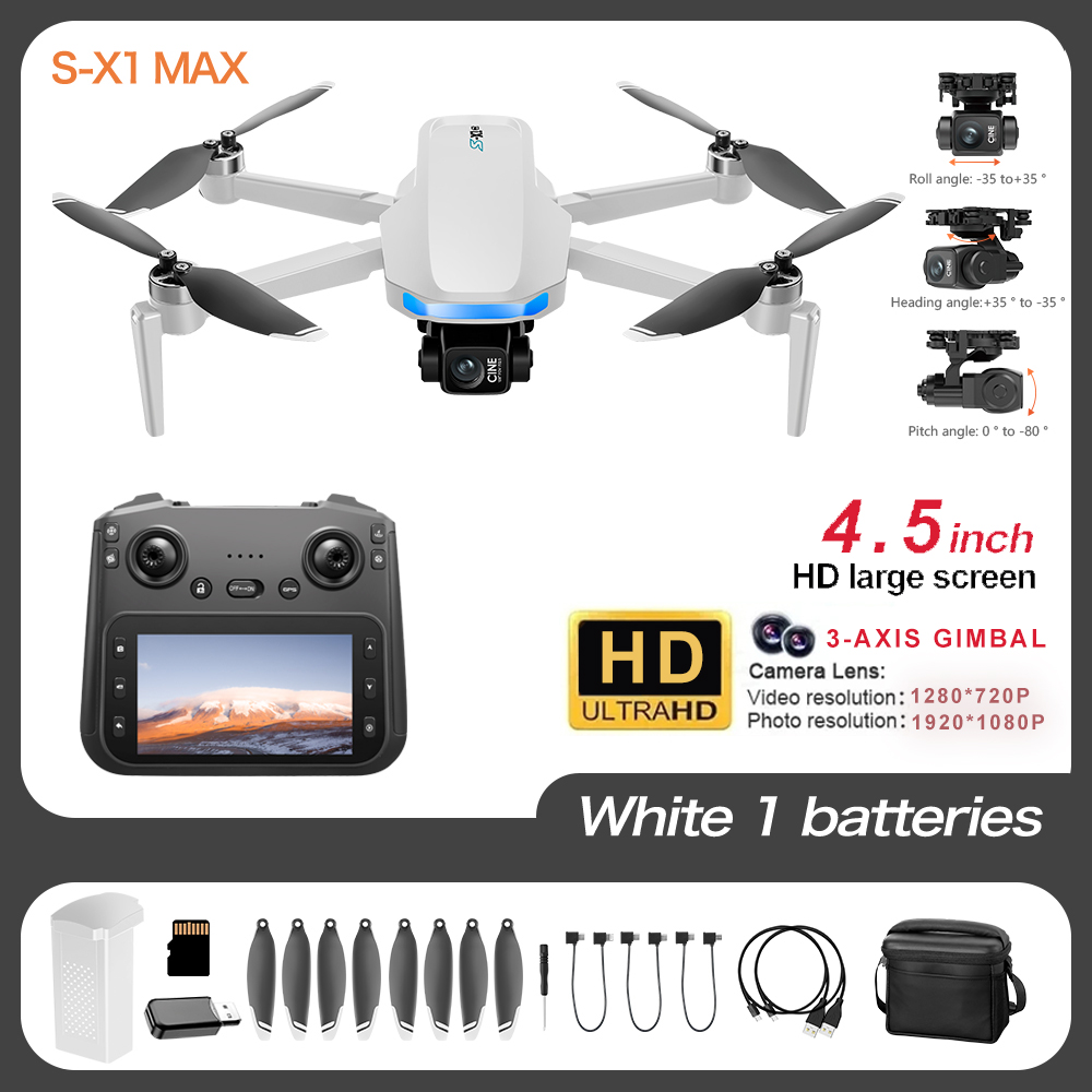 S-X1 Pro 4K GPS-Drohne mit 3-A – Jjrc Drone X12 Bewertung und Preis