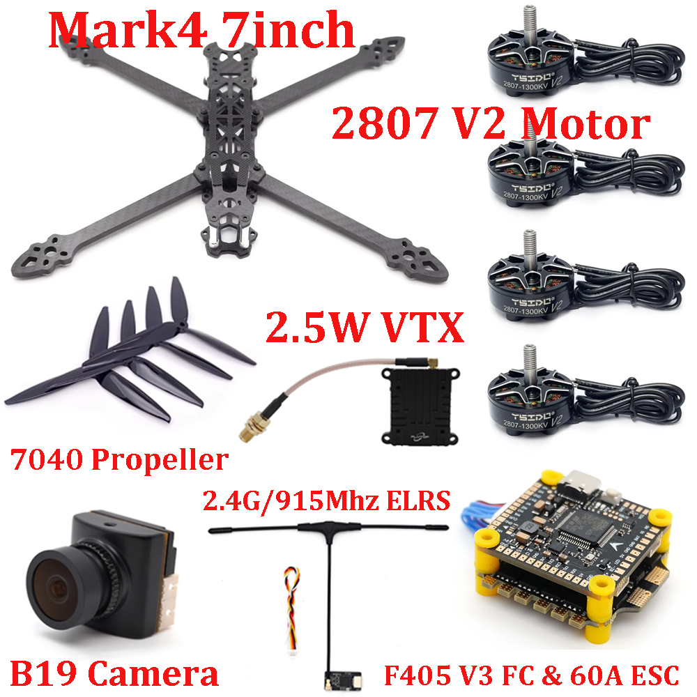 Mark4 7-Zoll-Rahmenkit F405 V3 – Drone Power Distribution Board Bewertung und Preis